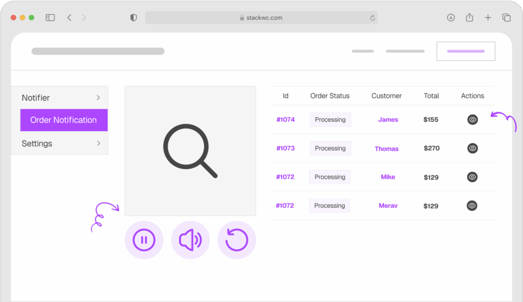 StackWC Order Notification for WooCommerce