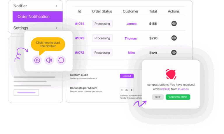 Order Notification for WooCommerce - StackWC