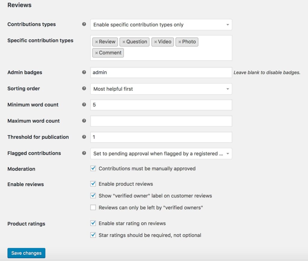 WooCommerce Product Reviews